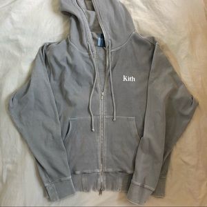 Kith Williams Crystal Wash Zip Up Hoodie